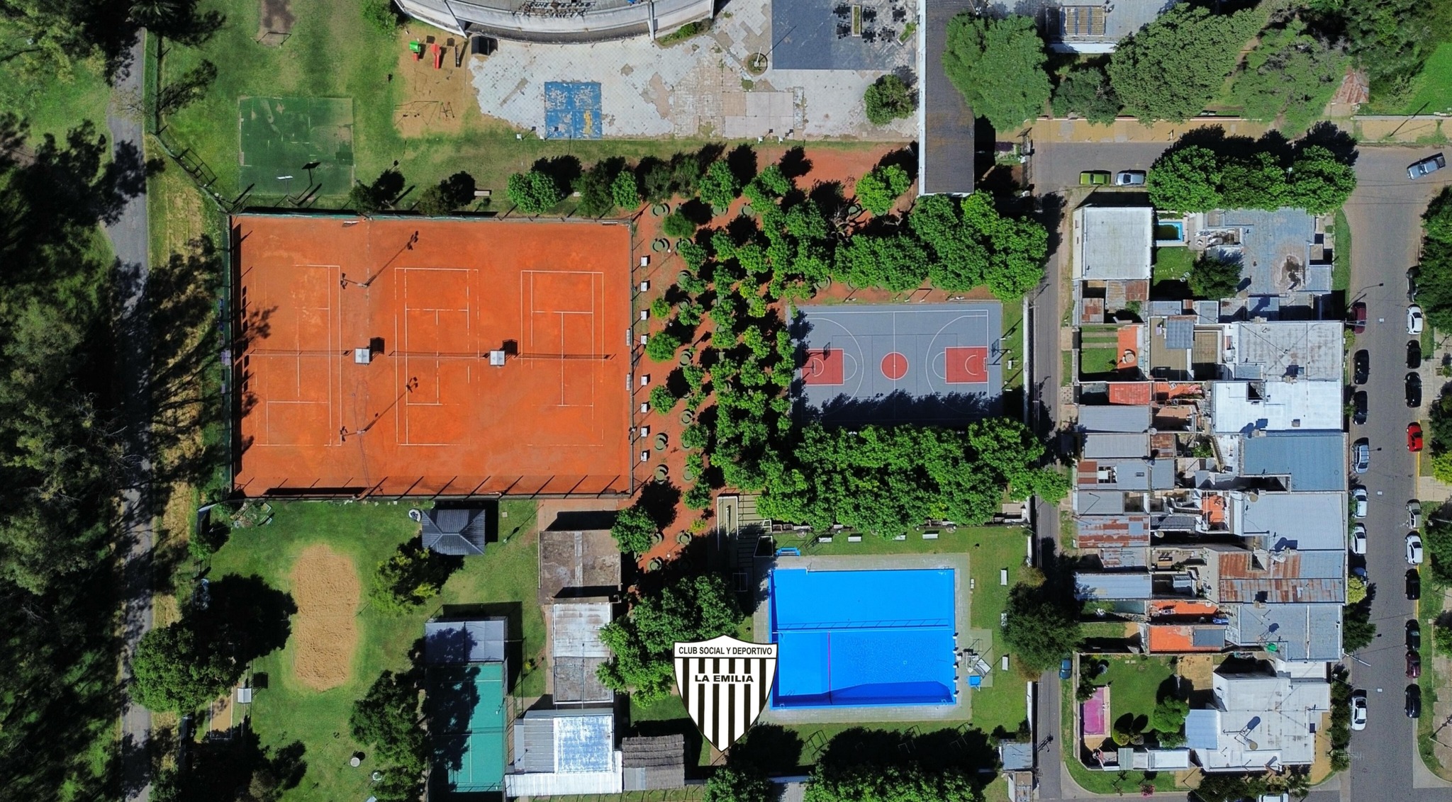 Vista aérea del Club La Emilia